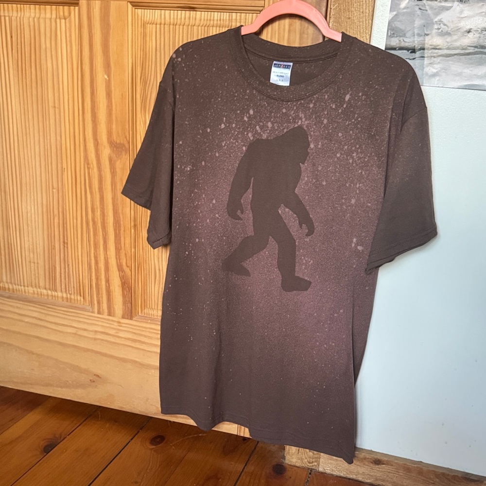 Dark Brown Bigfoot Silhouette T-Shirt